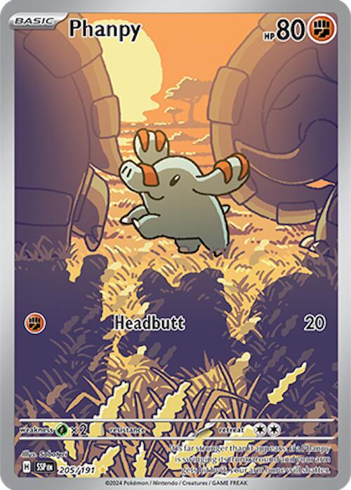 [ENG][NM] Karta Pokemon Phanpy 205/191 - Surging Sparks