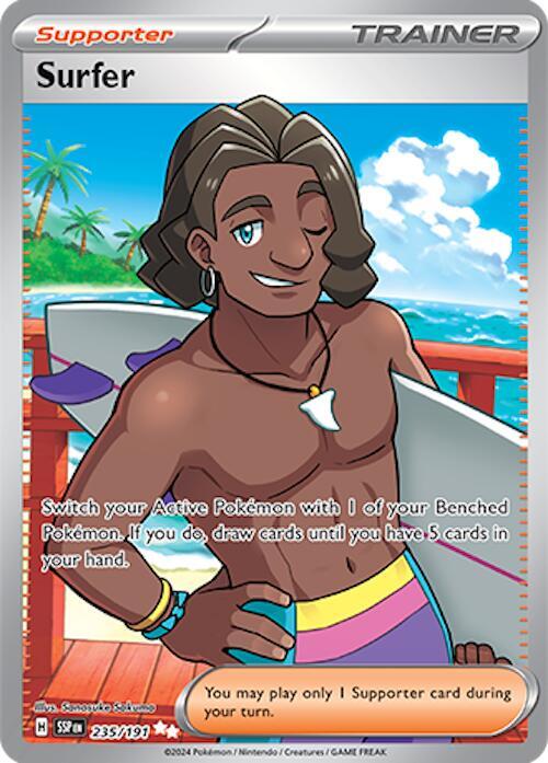 [ENG][NM] Karta Pokemon Surfer 235/191 - Surging Sparks