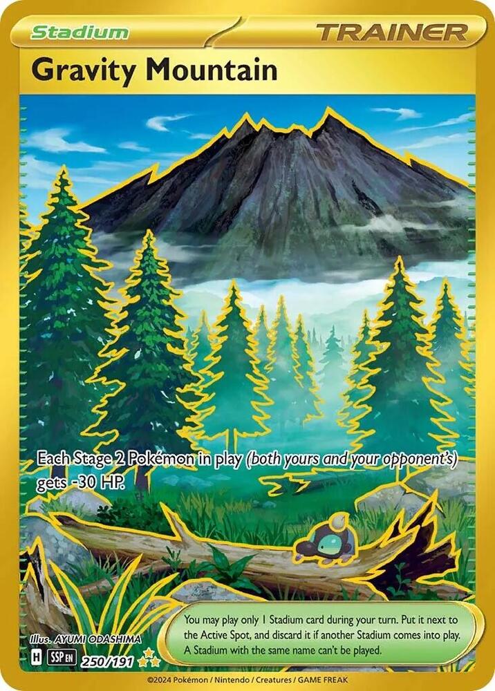 [ENG][NM] Karta Pokemon Gravity Mountain 250/191 - Surging Sparks
