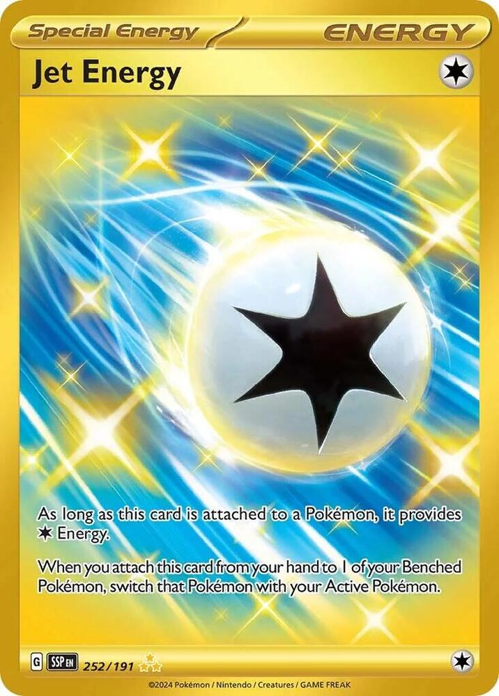 [ENG][NM] Karta Pokemon Jet Energy 252/191 - Surging Sparks