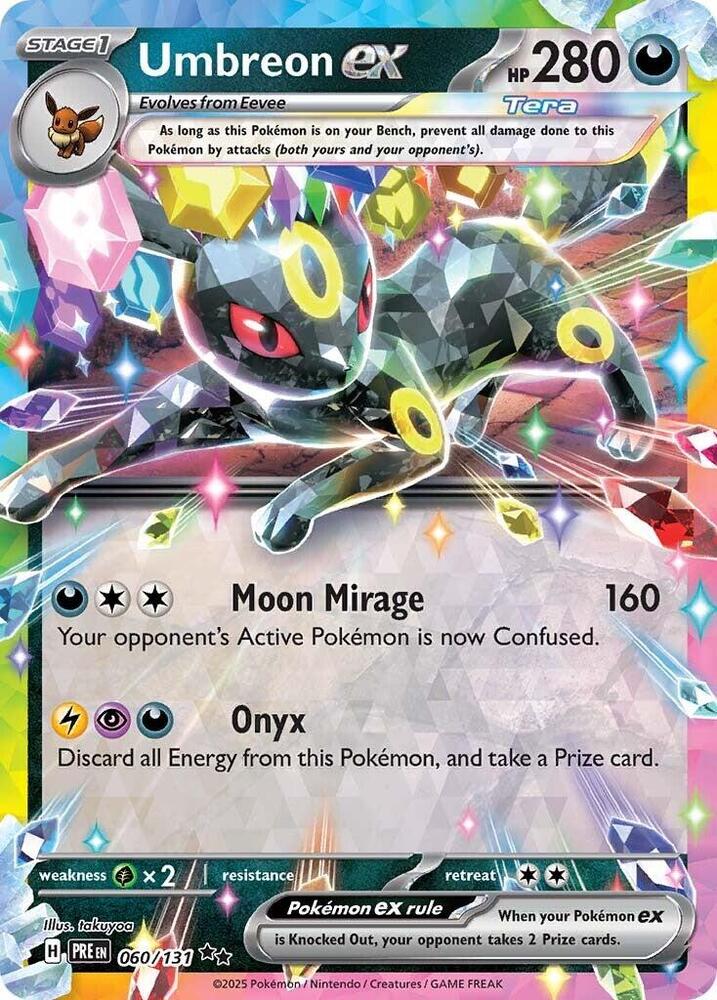 [ENG][NM] Karta Pokemon Umbreon ex 060/131 - Prismatic Evolutions