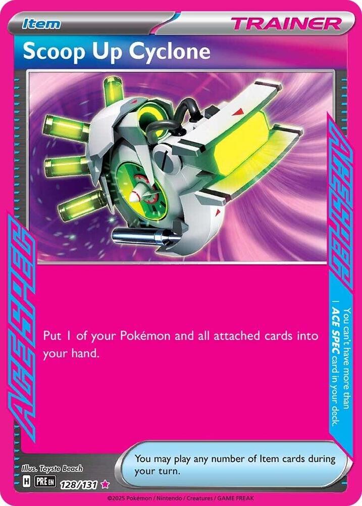 [ENG][NM] Karta Pokemon Scoop Up Cyclone 128/131 - Prismatic Evolutions