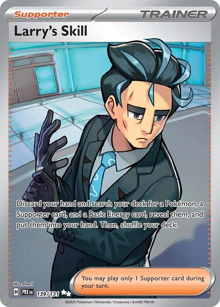 [ENG][NM] Karta Pokemon Larry's Skill 139/131 - Prismatic Evolutions