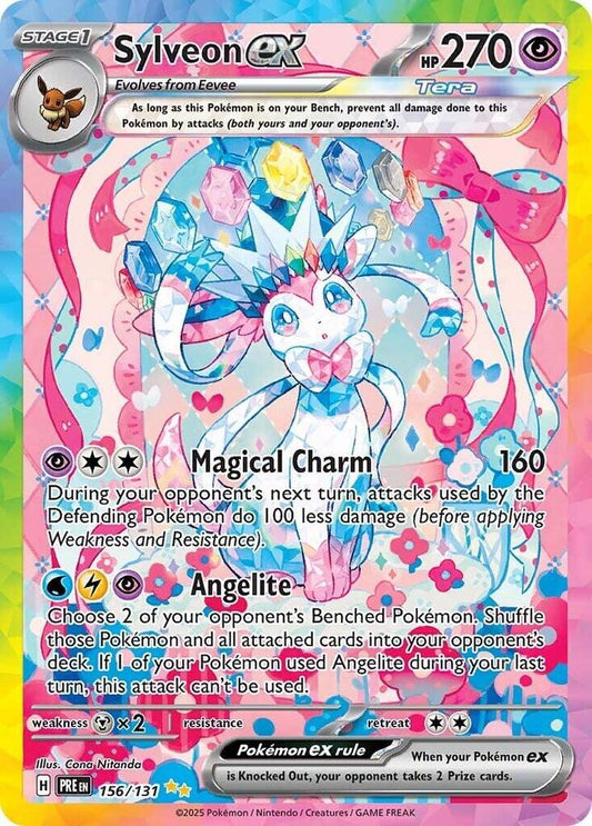 [ENG][NM] Karta Pokemon Sylveon ex 156/131 - Prismatic Evolutions