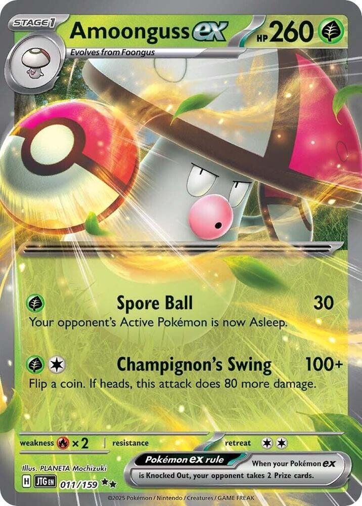 [ENG][NM] Karta Pokemon Amoonguss ex 011/159 - Journey Together