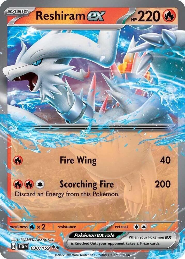 [ENG][NM] Karta Pokemon Reshiram ex 030/159 - Journey Together