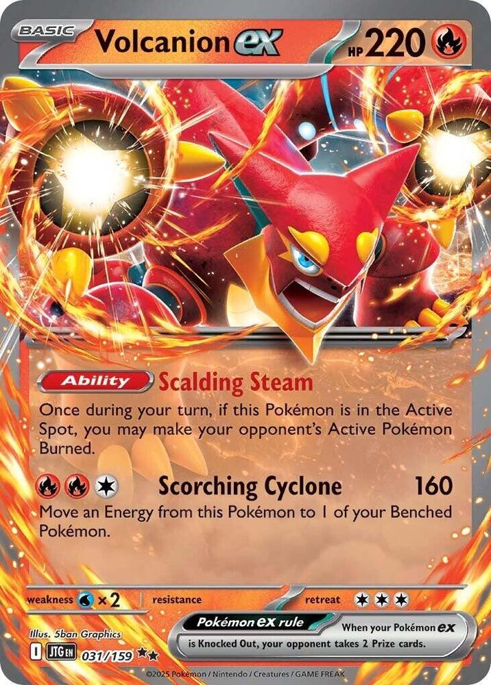 [ENG][NM] Karta Pokemon Volcanion ex 031/159 - Journey Together