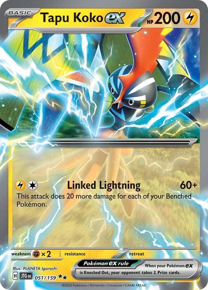 [ENG][NM] Karta Pokemon Tapu Koko ex 051/159 - Journey Together