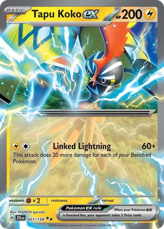 [ENG][NM] Karta Pokemon Tapu Koko ex 051/159 - Journey Together