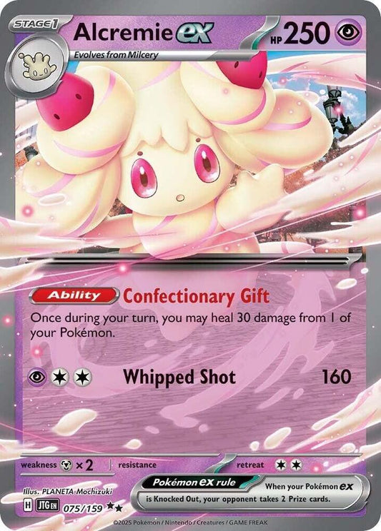 [ENG][NM] Karta Pokemon Alcremie ex 075/159 - Journey Together
