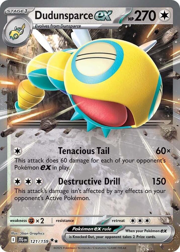 [ENG][NM] Karta Pokemon Dudunsparce ex 121/159 - Journey Together