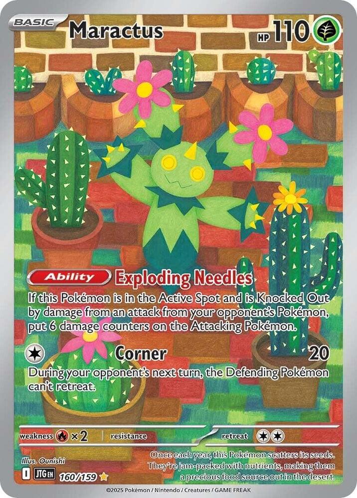 [ENG][NM] Karta Pokemon Maractus 160/159 - Journey Together