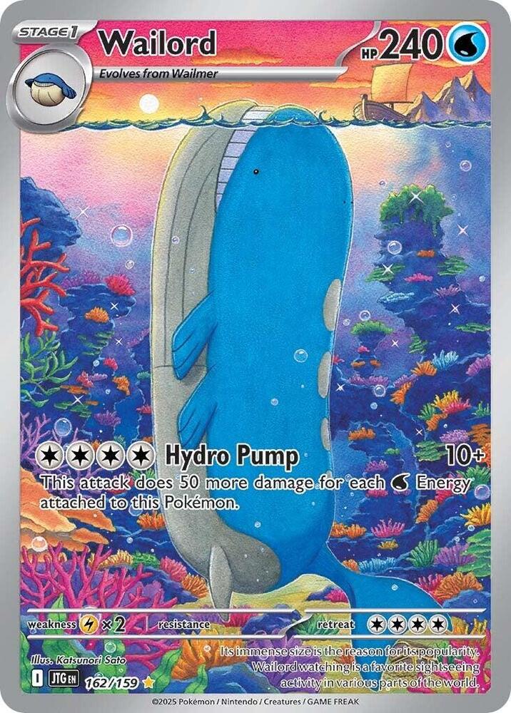[ENG][NM] Karta Pokemon Wailord 162/159 - Journey Together