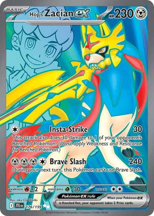 [ENG][NM] Karta Pokemon Hop's Zacian ex 176/159 - Journey Together