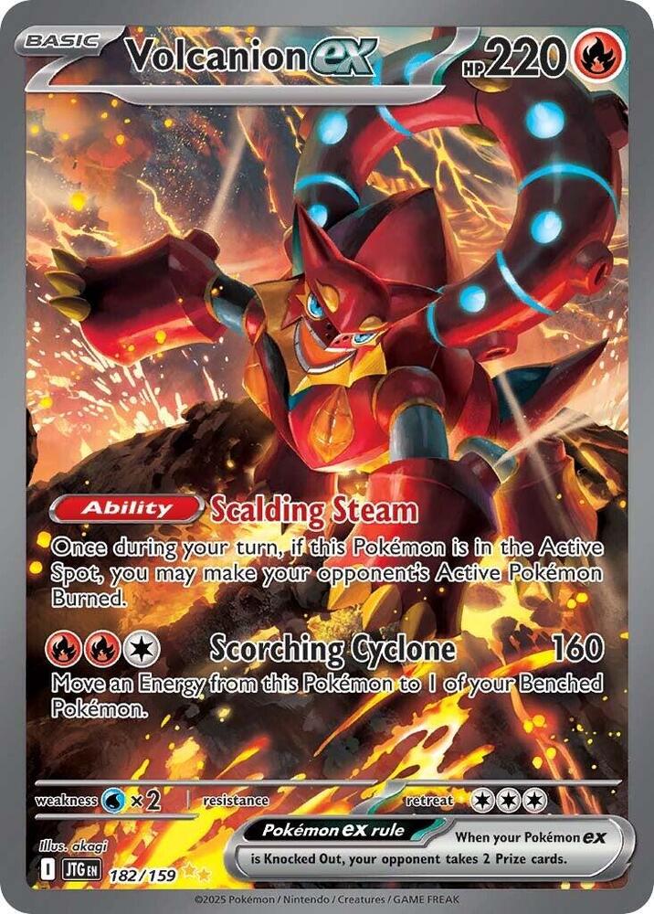 [ENG][NM] Karta Pokemon Volcanion ex 182/159 - Journey Together