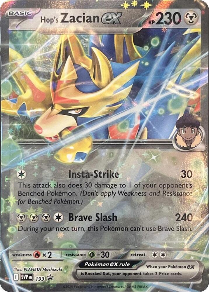 [ENG][NM] Karta Pokemon Hop's Zacian ex SVP193 - Scarlet & Violet Promos