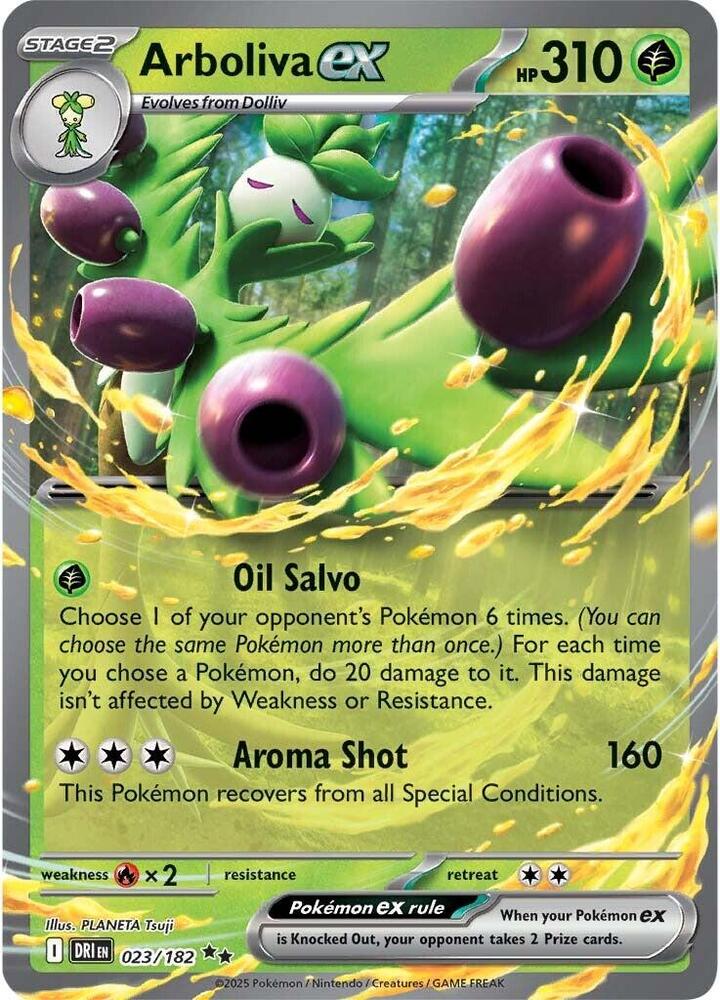 [ENG][NM] Karta Pokemon Arboliva ex 023/182 - Destined Rivals