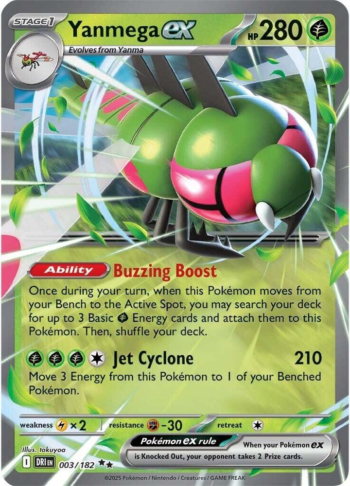 [ENG][NM] Karta Pokemon Yanmega ex 003/182 - Destined Rivals