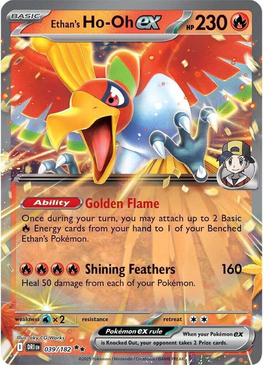 [ENG][NM] Karta Pokemon Ethan's Ho - Oh ex 039/182 - Destined Rivals