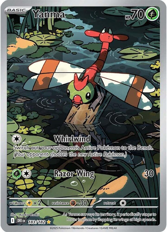 [ENG][NM] Karta Pokemon Yanma 183/182 - Destined Rivals