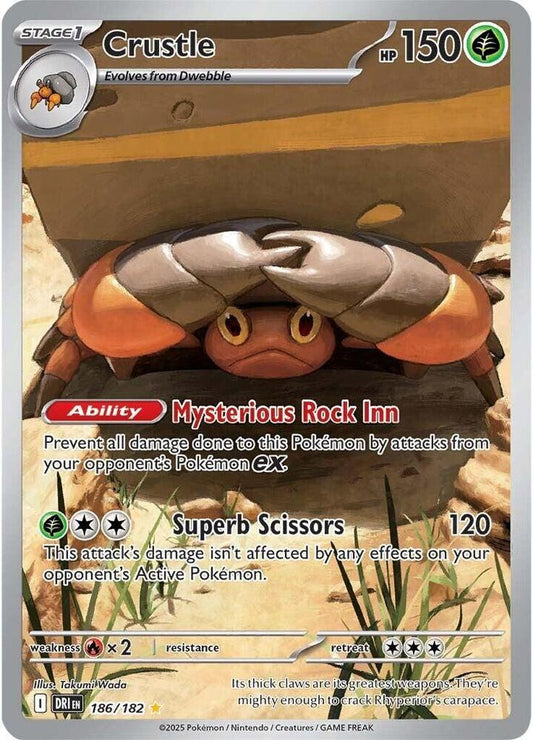 [ENG][NM] Karta Pokemon Crustle 186/182 - Destined Rivals