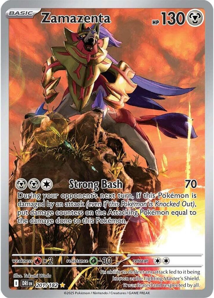 [ENG][NM] Karta Pokemon Zamazenta 201/182 - Destined Rivals