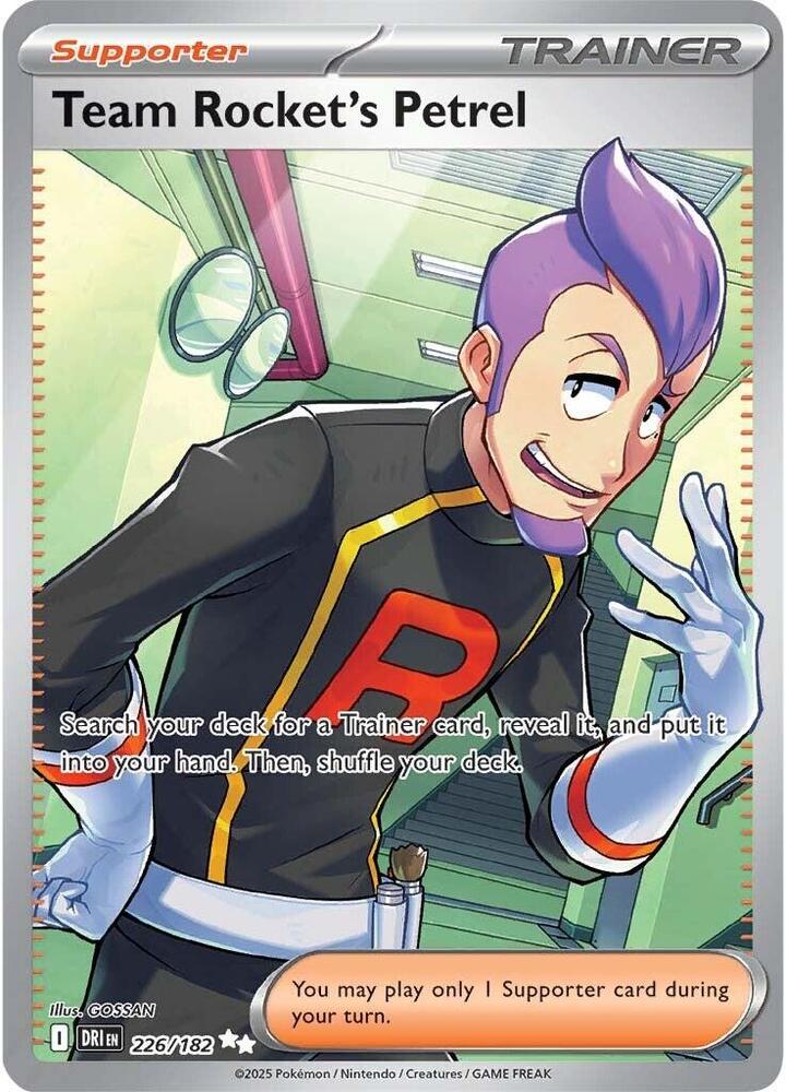 [ENG][NM] Karta Pokemon Team Rocket's Petrel 226/182 - Destined Rivals