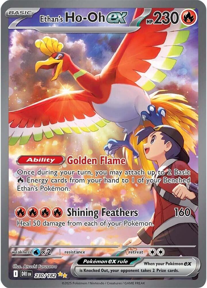 [ENG][NM] Karta Pokemon Ethan's Ho - Oh ex 230/182 - Destined Rivals