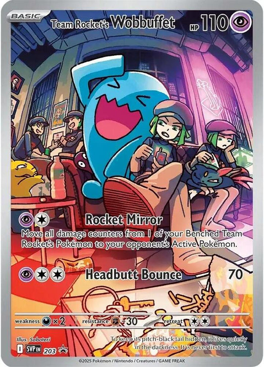 [ENG][NM] Karta Pokemon Team Rocket's Wobbuffet 203 - Scarlet & Violet Promos