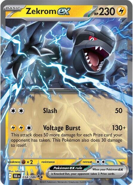 [ENG][NM] Karta Pokemon Zekrom ex 034/086 - Black Bolt