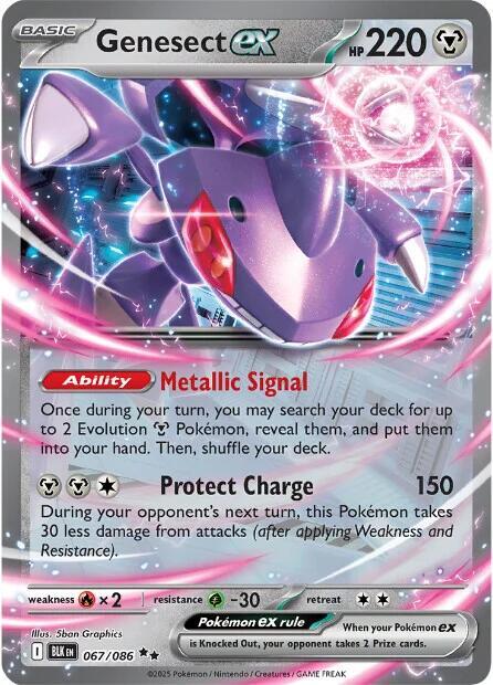 [ENG][NM] Karta Pokemon Genesect ex 067/086 - Black Bolt