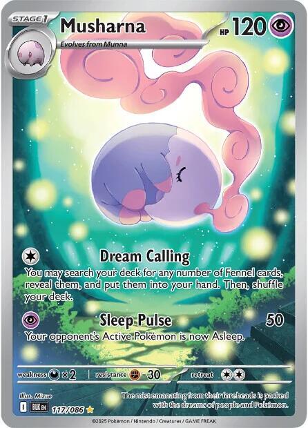 [ENG][NM] Karta Pokemon Musharna 117/086 - Black Bolt