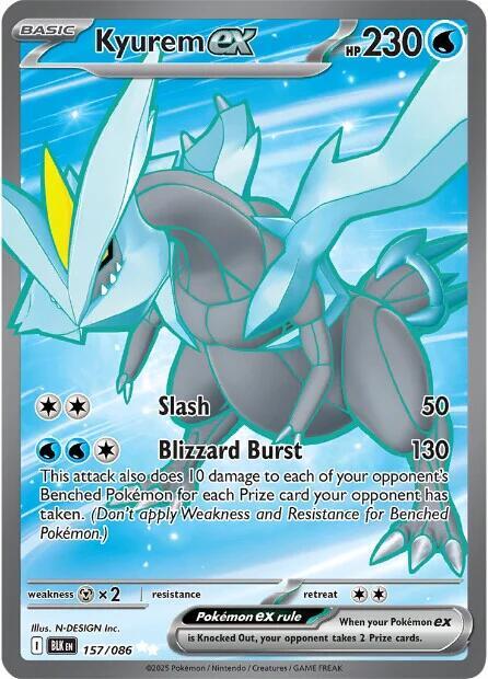 [ENG][NM] Karta Pokemon Kyurem ex 157/086 - Black Bolt