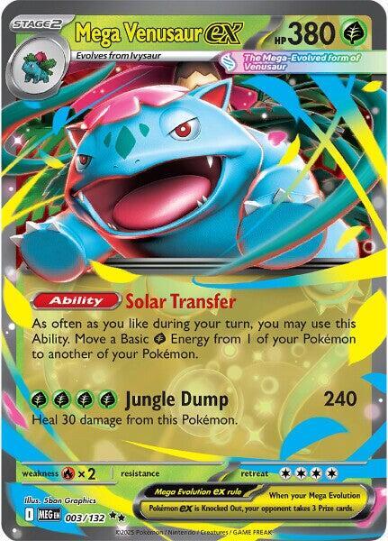 [ENG][NM] Karta Pokemon Mega Venusaur ex 003/132 - Mega Evolution Base Set