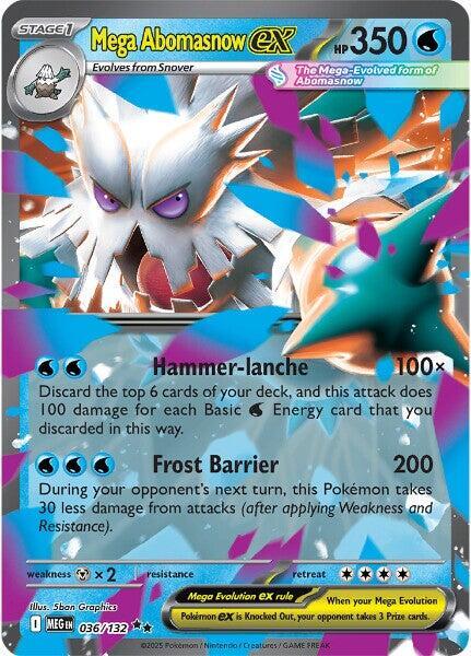 [ENG][NM] Karta Pokemon Mega Abomasnow ex 036/132 - Mega Evolution Base Set