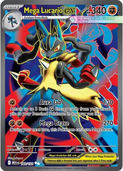 [ENG][NM] Karta Pokemon Mega Lucario ex 160/132 - Mega Evolution Base Set