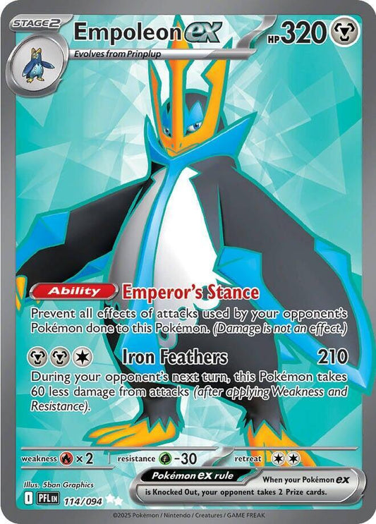 [ENG][NM] Karta Pokemon Empoleon ex 114/094 - Phantasmal Flames