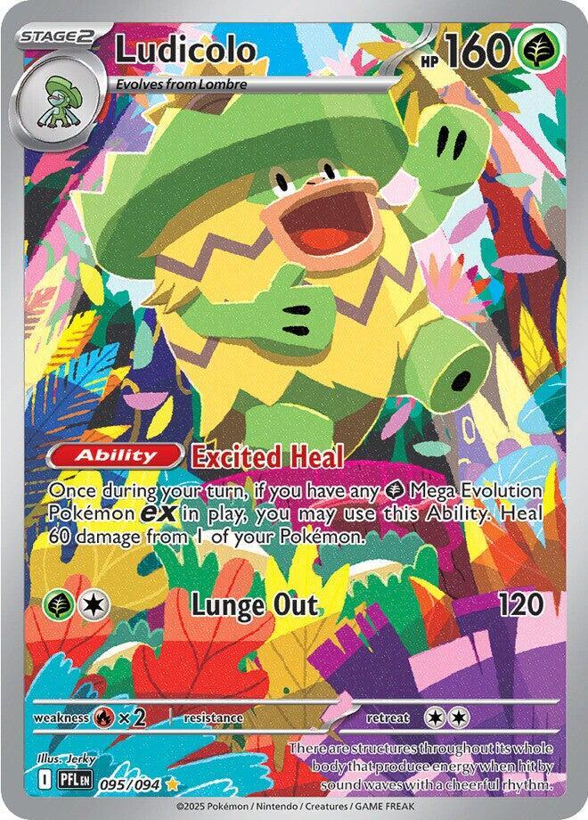 [ENG][NM] Karta Pokemon Ludicolo 095/094 - Phantasmal Flames