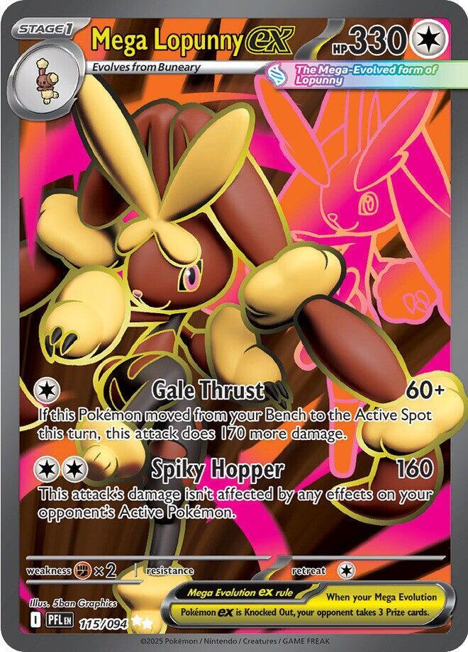 [ENG][NM] Karta Pokemon Mega Lopunny ex 115/094 - Phantasmal Flames