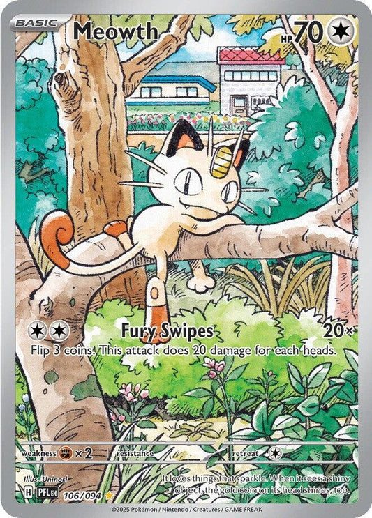 [ENG][NM] Karta Pokemon Meowth 106/094 - Phantasmal Flames