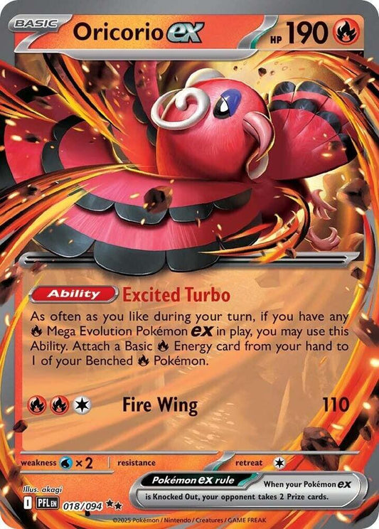 [ENG][NM] Karta Pokemon Oricorio ex 018/094 - Phantasmal Flames