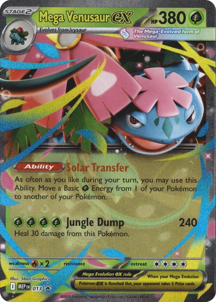 [ENG][NM] Karta Pokemon Mega Venusaur ex 13 - MEP Black Star Promos