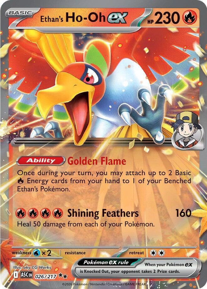 [ENG][NM] Karta Pokemon Ethan's Ho - Oh ex 026/217 - Ascended Heroes