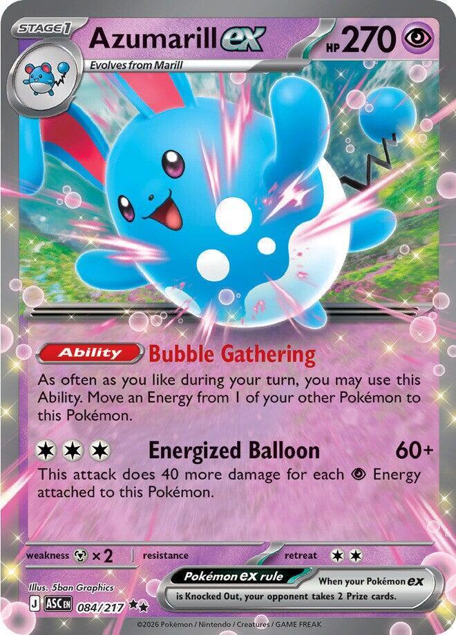 [ENG][NM] Karta Pokemon Azumarill ex 084/217 - Ascended Heroes