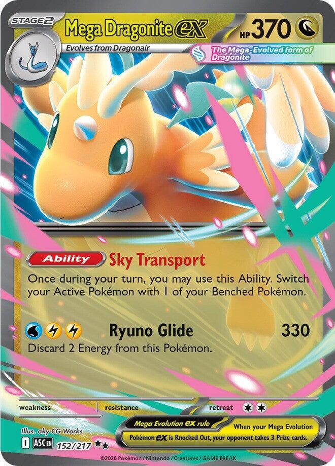 [ENG][NM] Karta Pokemon Mega Dragonite ex 152/217 - ME: Ascended Heroes
