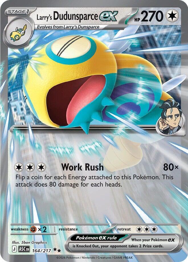 [ENG][NM] Karta Pokemon Larry's Dudunsparce ex 164/217 - ME: Ascended Heroes