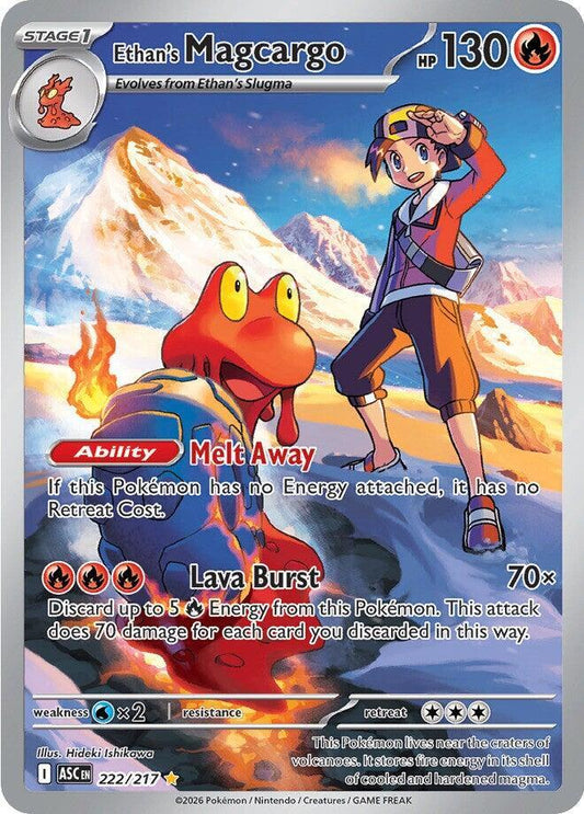 [ENG][NM] Karta Pokemon Ethan's Magcargo 222/217 - Ascended Heroes