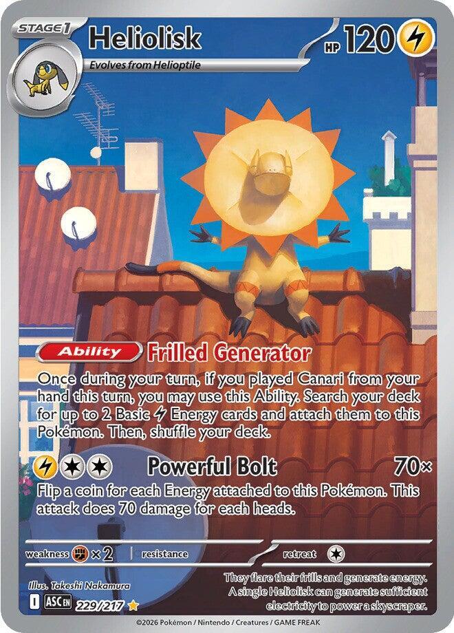 [ENG][NM] Karta Pokemon Heliolisk 229/217 - Ascended Heroes