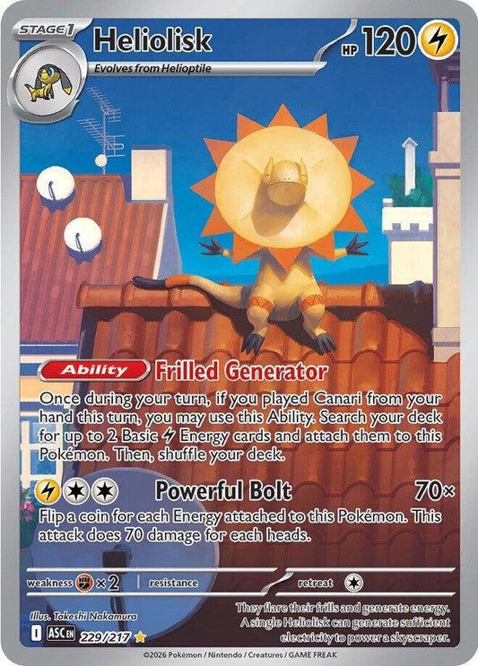 [ENG][NM] Karta Pokemon Heliolisk 229/217 - Ascended Heroes