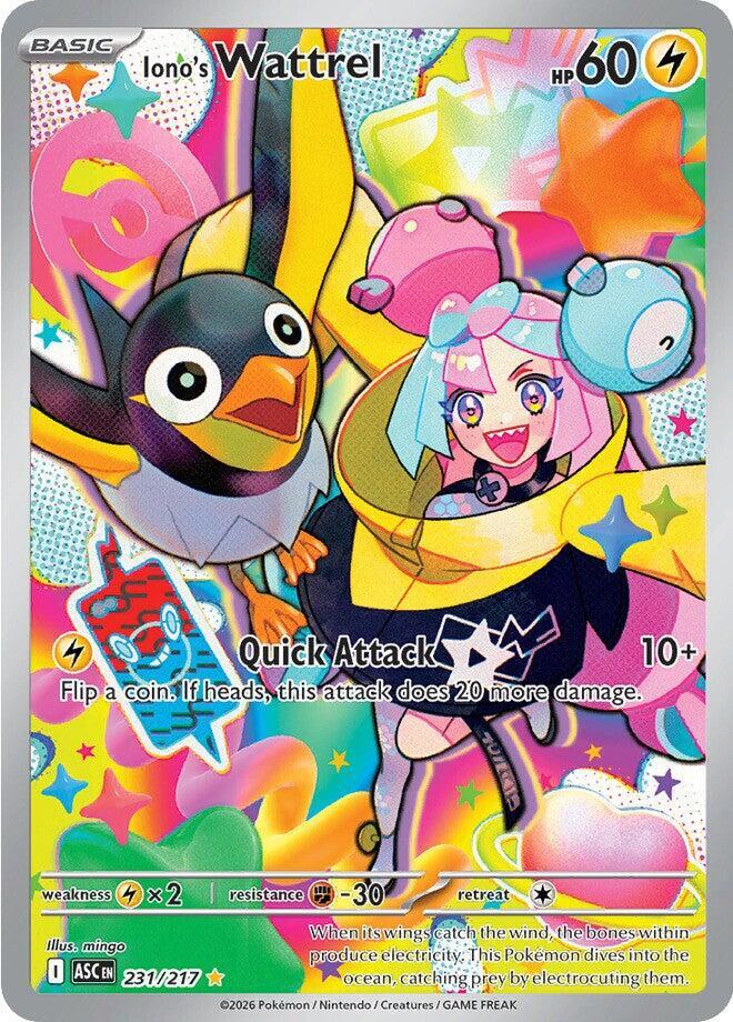 [ENG][NM] Karta Pokemon Iono's Wattrel 231/217 - Ascended Heroes